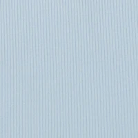 Girls Rib Knit Bow Charm Short Sleeve Square Neck Top