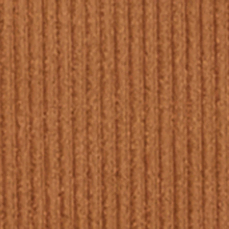 Girls Ribbed Knit Bear Print Ruched Top with Necklace