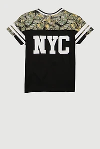 Girls Hunter Camo New York 23 Graphic Mesh Jersey