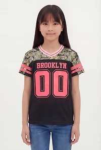 Girls Hunter Camo Brooklyn 00 Graphic Mesh Jersey