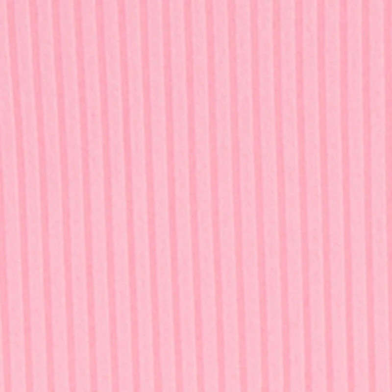 Girls Rhinestone Butterfly Keyhole Detail Ribbed Knit Tee