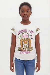 Girls Living My Blessed Life Graphic Tee