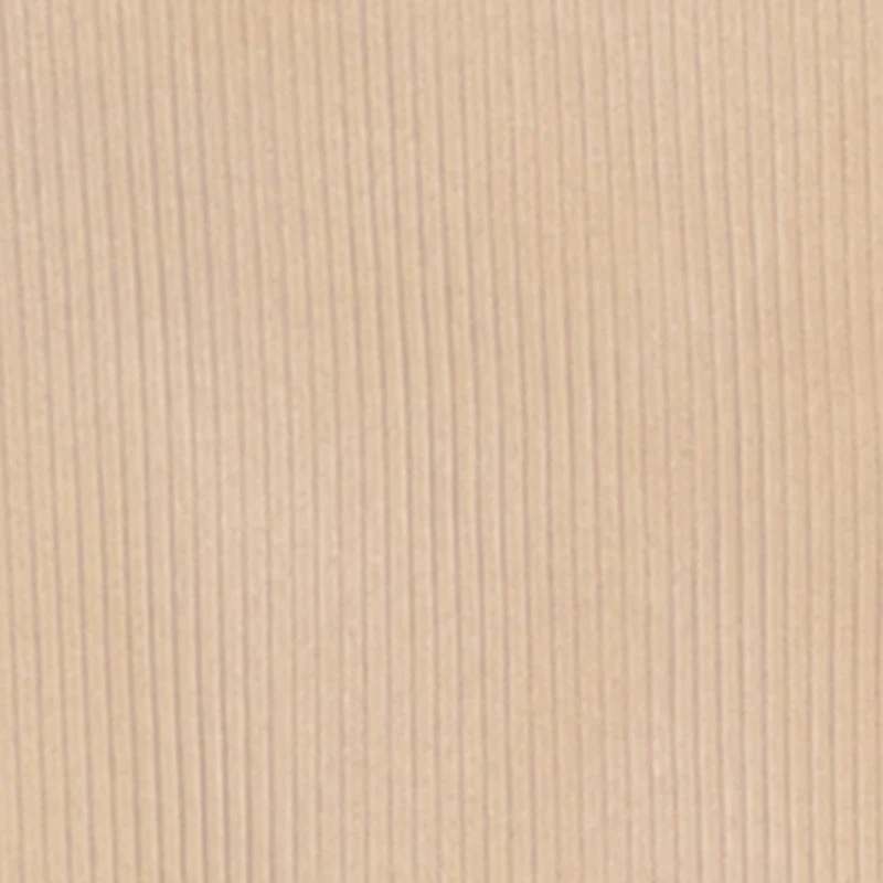 Girls Ribbed Knit Ruched Top with Cherry Necklace