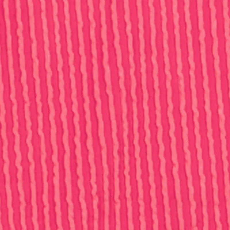 Girls Rib Knit Ruched Side Tee with Removable Bear Necklace