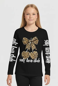 Girls Self Love Club Graphic Tee
