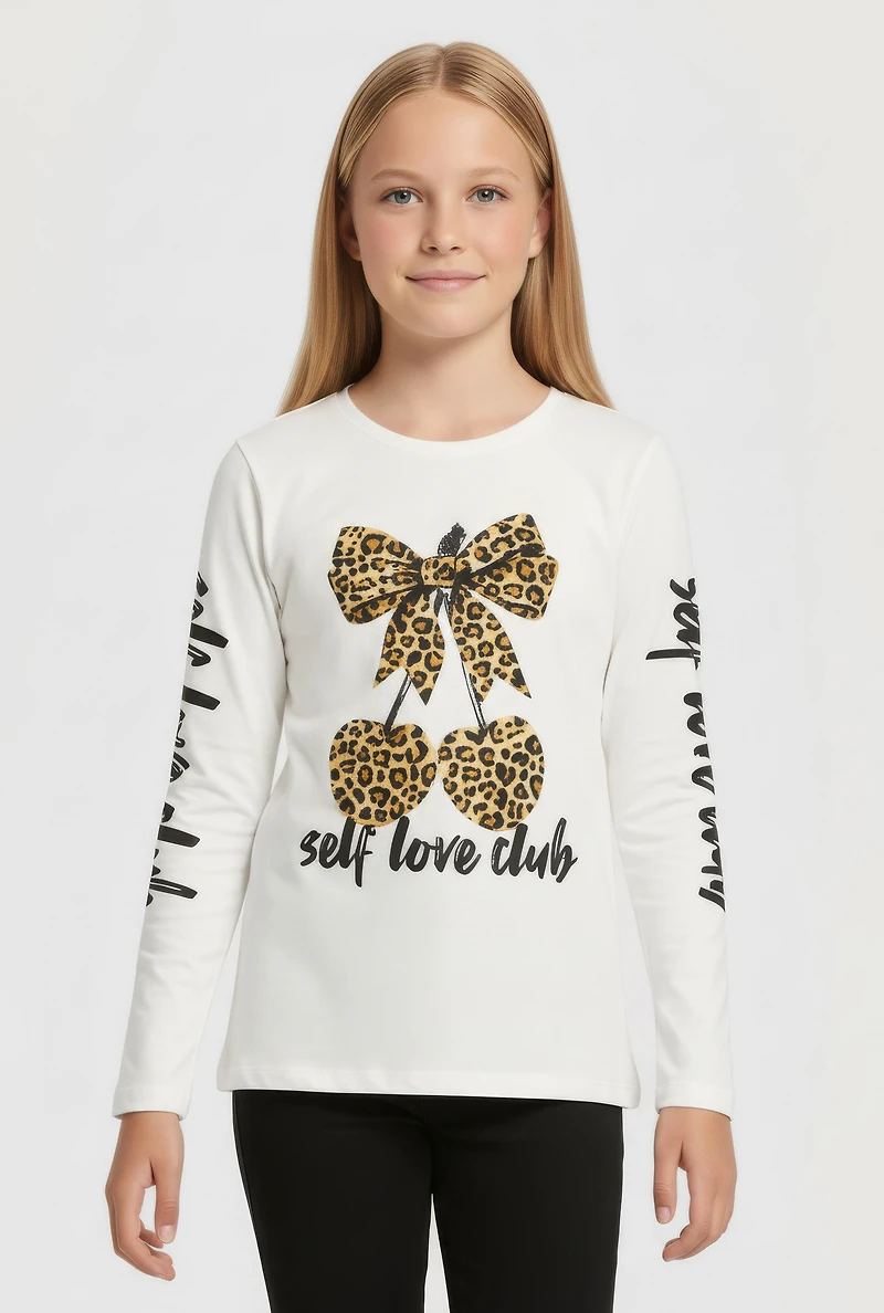Girls Self Love Club Graphic Tee