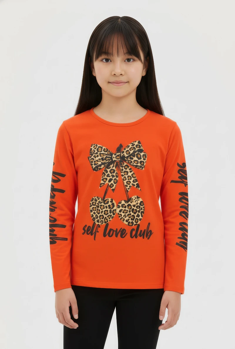 Girls Self Love Club Graphic Tee