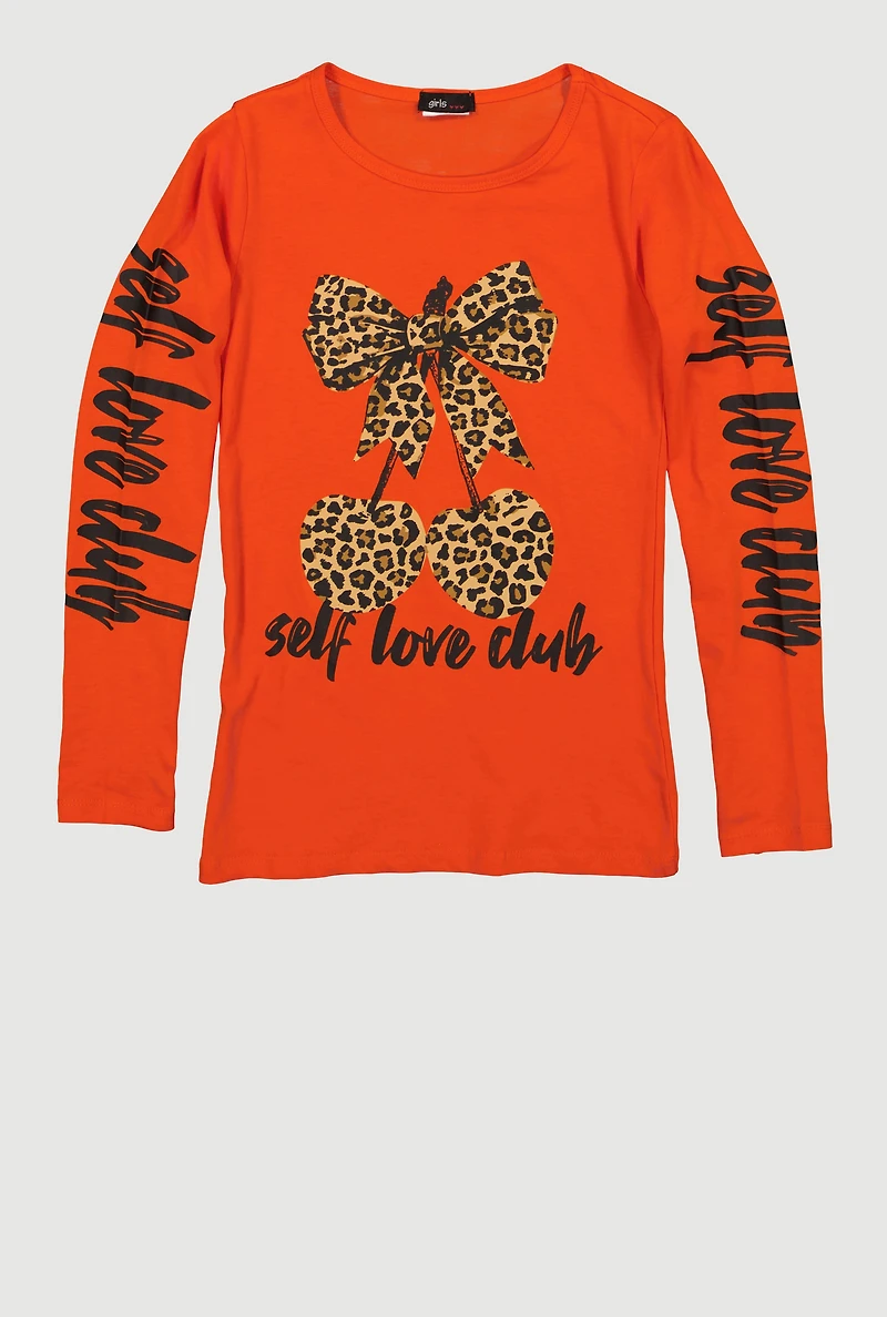 Girls Self Love Club Graphic Tee