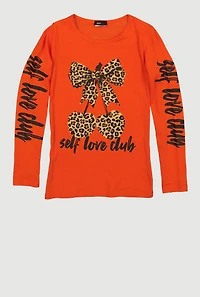 Girls Self Love Club Graphic Tee