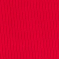 Girls Side Ruched Ribbed Knit Tee with Removable Necklace