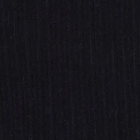 Girls Removable Rhinestone Bow Necklace Ribbed Knit Tee