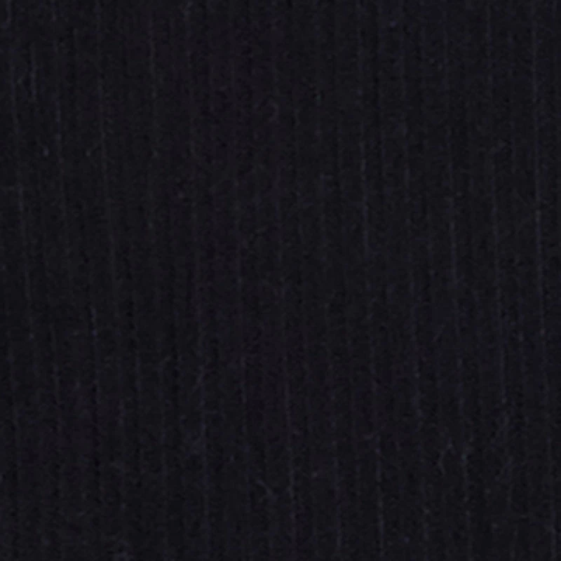 Girls Removable Rhinestone Bow Necklace Ribbed Knit Tee