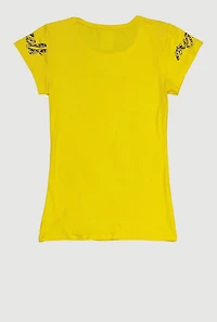 Girls Foil Screen I Love Me Myself and Graphic Tee