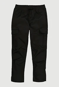 Boys Cargo Pocket Slim Straight Leg Pants