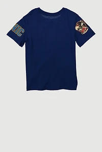 Little Boys Chenille Sonic Patch Graphic Tee