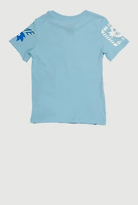 Little Boys Sonic Knuckles and Tails Graffiti Graphic Tee