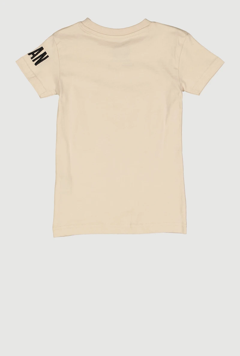 Little Boys Milan Graphic Tee, Beige,