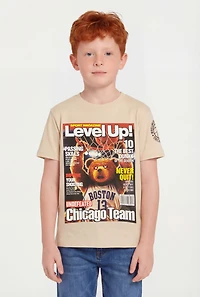Little Boys Level Up Chicago Team Graphic Tee