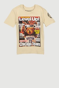 Little Boys Level Up Chicago Team Graphic Tee