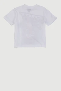 Little Boys Goat Graphic Tee, White, Size 4
