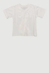Little Boys King Graffiti Graphic Tee, White, Size 5-6