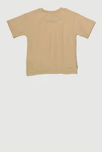 Little Boys King Graffiti Graphic Tee,