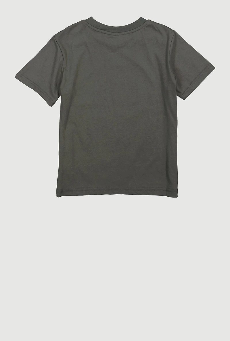 Little Boys Roarsome Rider Dinosaur Graphic Tee