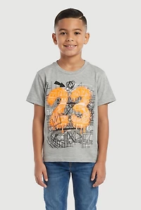 Little Boys 23 Graffiti Graphic Tee
