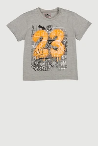 Little Boys 23 Graffiti Graphic Tee