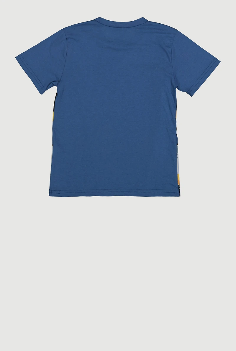Little Boys Signature Bear Fearless Graphic Tee