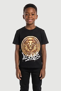 Little Boys Respect Legends Graphic Tee