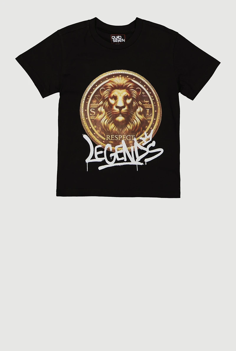 Little Boys Respect Legends Graphic Tee