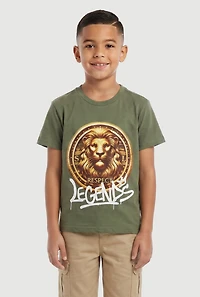Little Boys Respect Legends Graphic Tee