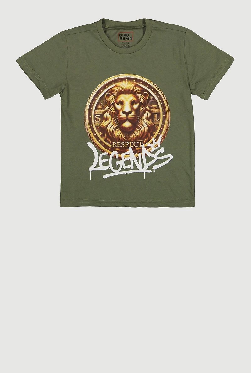 Little Boys Respect Legends Graphic Tee