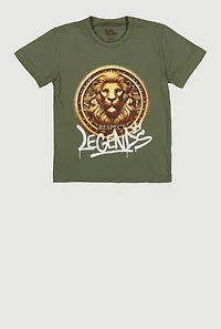 Little Boys Respect Legends Graphic Tee