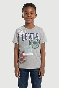 Little Boys Marled Levis Since 1873 Graphic Tee
