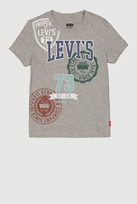 Little Boys Marled Levis Since 1873 Graphic Tee