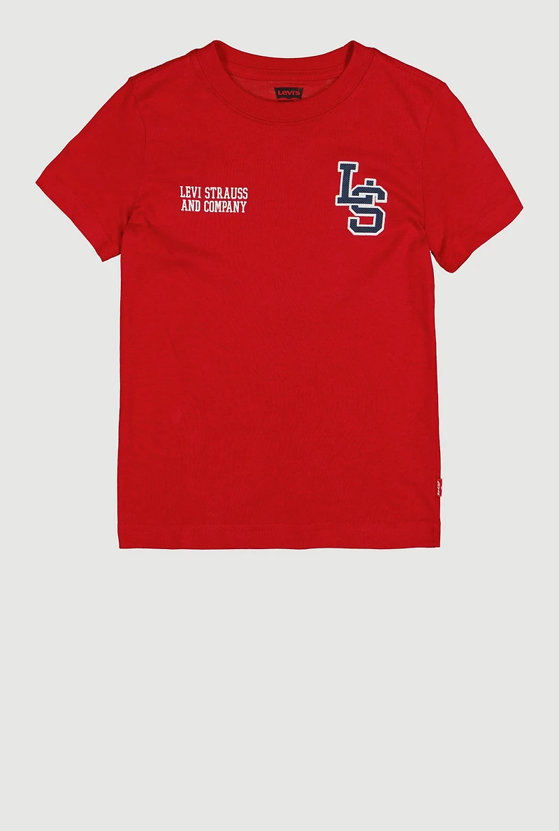 Little Boys Levis LS Graphic Tee