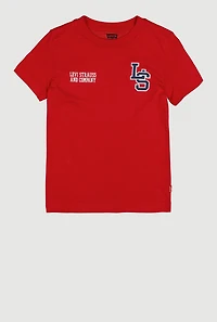 Little Boys Levis LS Graphic Tee