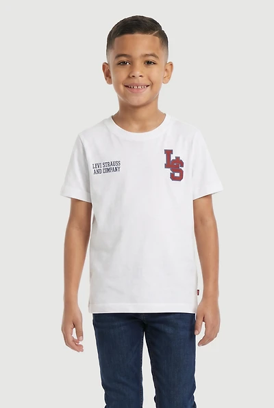 Little Boys Levi Strauss and Company Logo Graphic T-Shirt