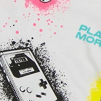 Little Boys Video Game Patterned T Shirt