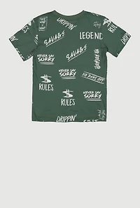 Little Boys Angry Bear Graphic T-Shirt