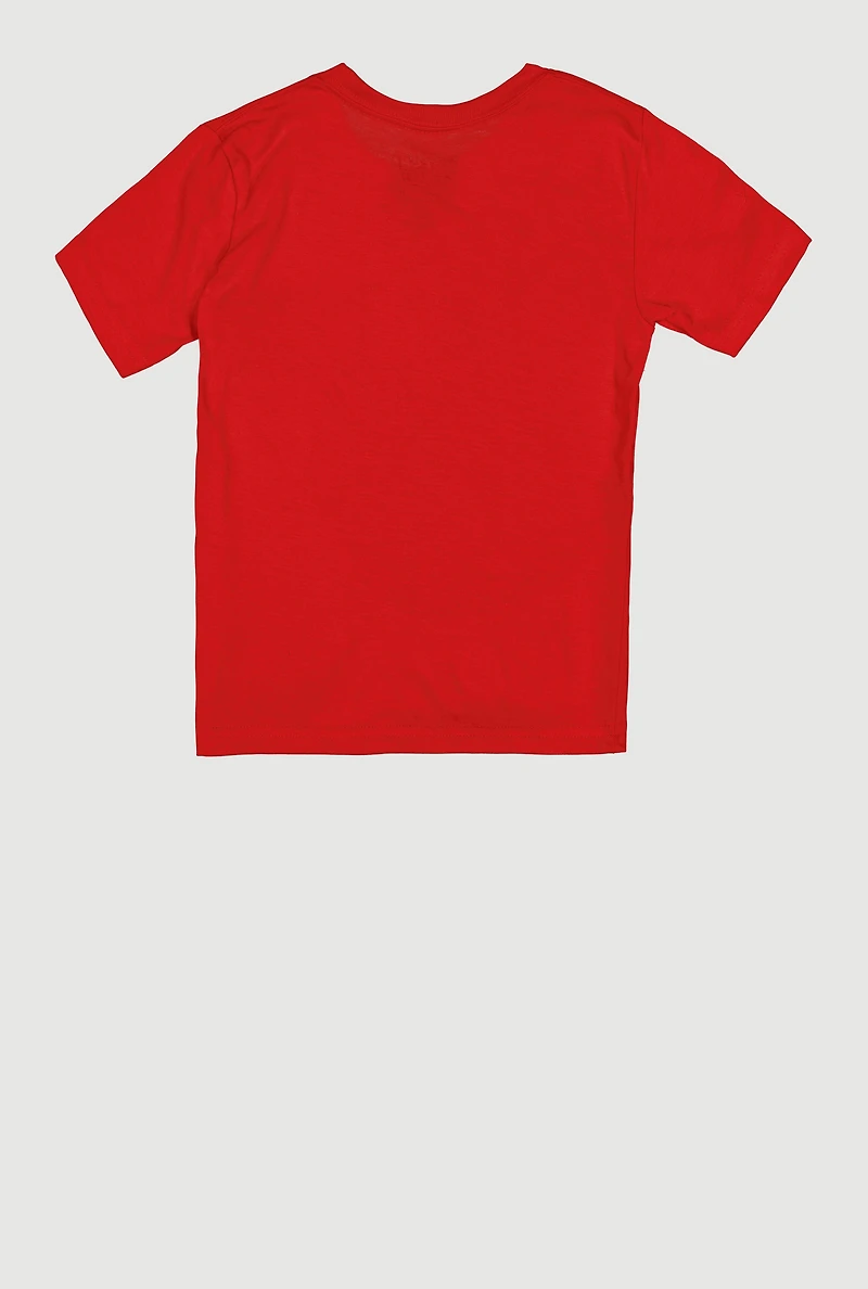 Little Boys King Bear Graphic T-Shirt