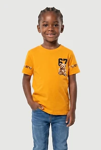 Little Boys Teddy Bear 67 Graphic T-Shirt