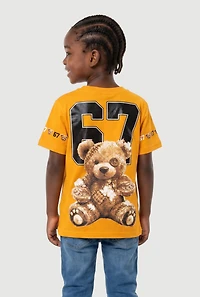 Little Boys Teddy Bear 67 Graphic T-Shirt