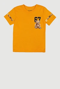 Little Boys Teddy Bear 67 Graphic T-Shirt