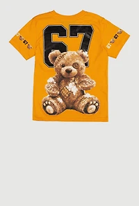 Little Boys Teddy Bear 67 Graphic T-Shirt