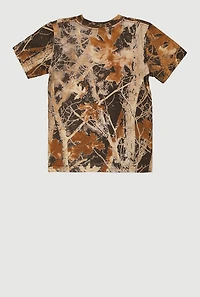 Little Boys Sharkbite Graphic Hunter Camo T-Shirt