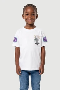 Little Boys Press Start Game Now Pray Later T-Shirt