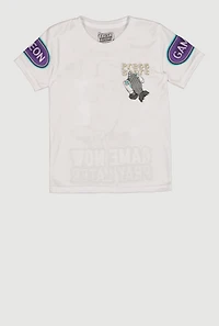 Little Boys Press Start Game Now Pray Later T-Shirt